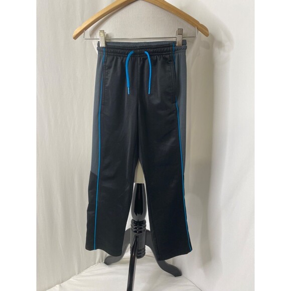 Boys Medium Sweatpants Athletic Works Black and Gray Joggers Drawstring - Picture 2 of 9